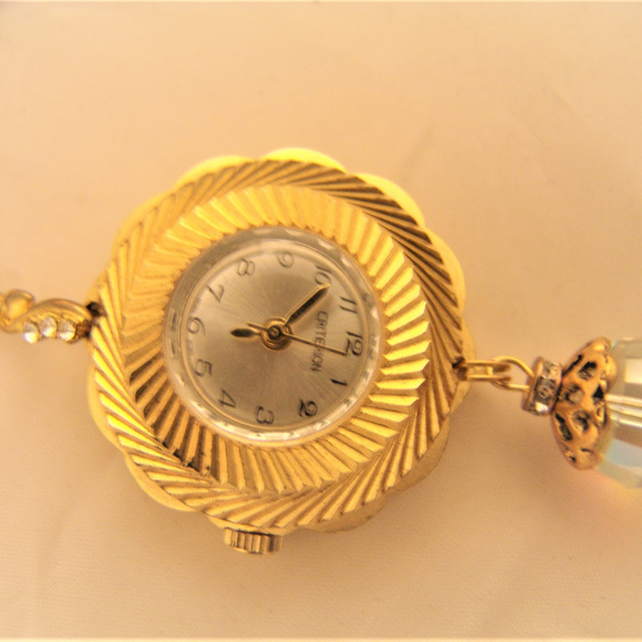 Vintage CRITERION watch pendant GP wind up RUNS main image 5